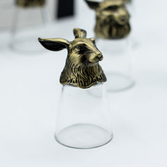 Gift Set of 12 Bottom Up Shot Glasses (25ml) - Forest & Mystical Creatures - Antique Bronze product image 6