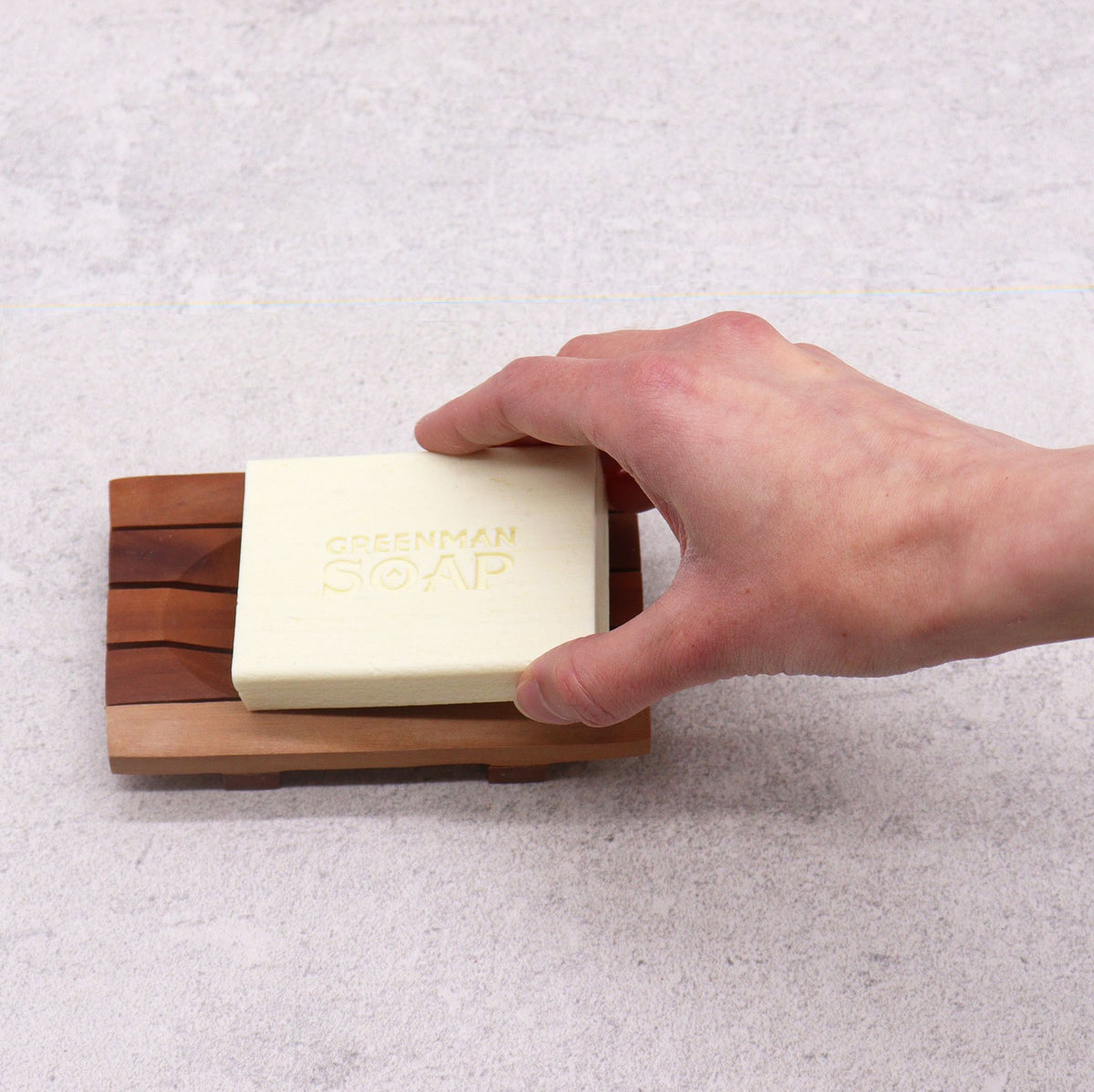 Classic Mahogany Soap Dish - Grid Drainer product image 2