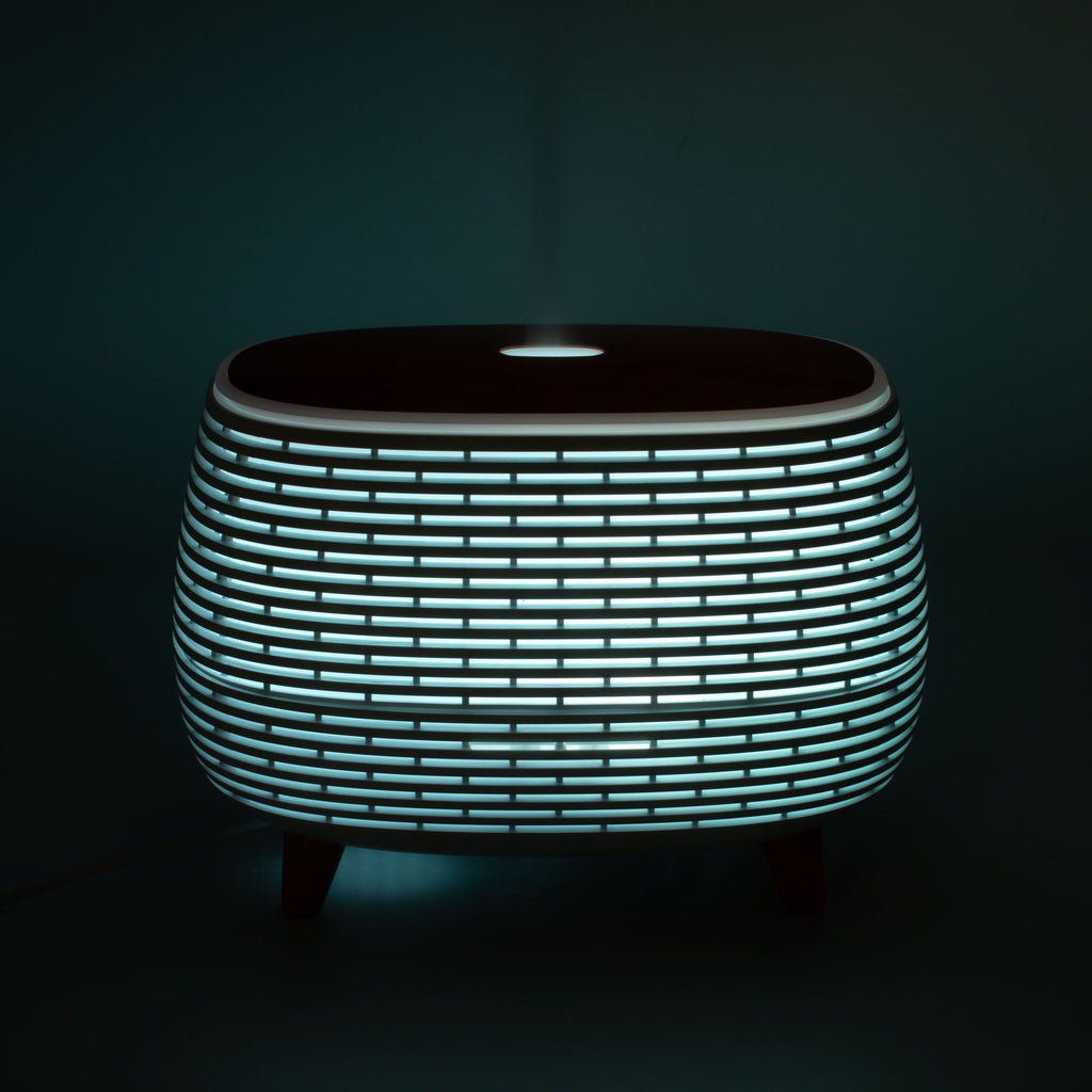 Futuristic Ribbed Aroma Diffuser with Colour-Changing Light product image 13
