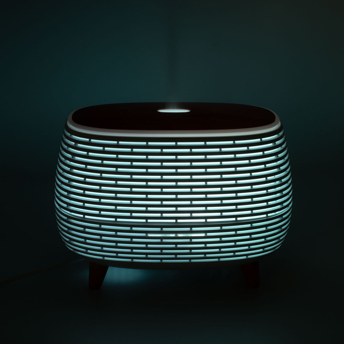 Futuristic Ribbed Aroma Diffuser with Colour-Changing Light product image 13