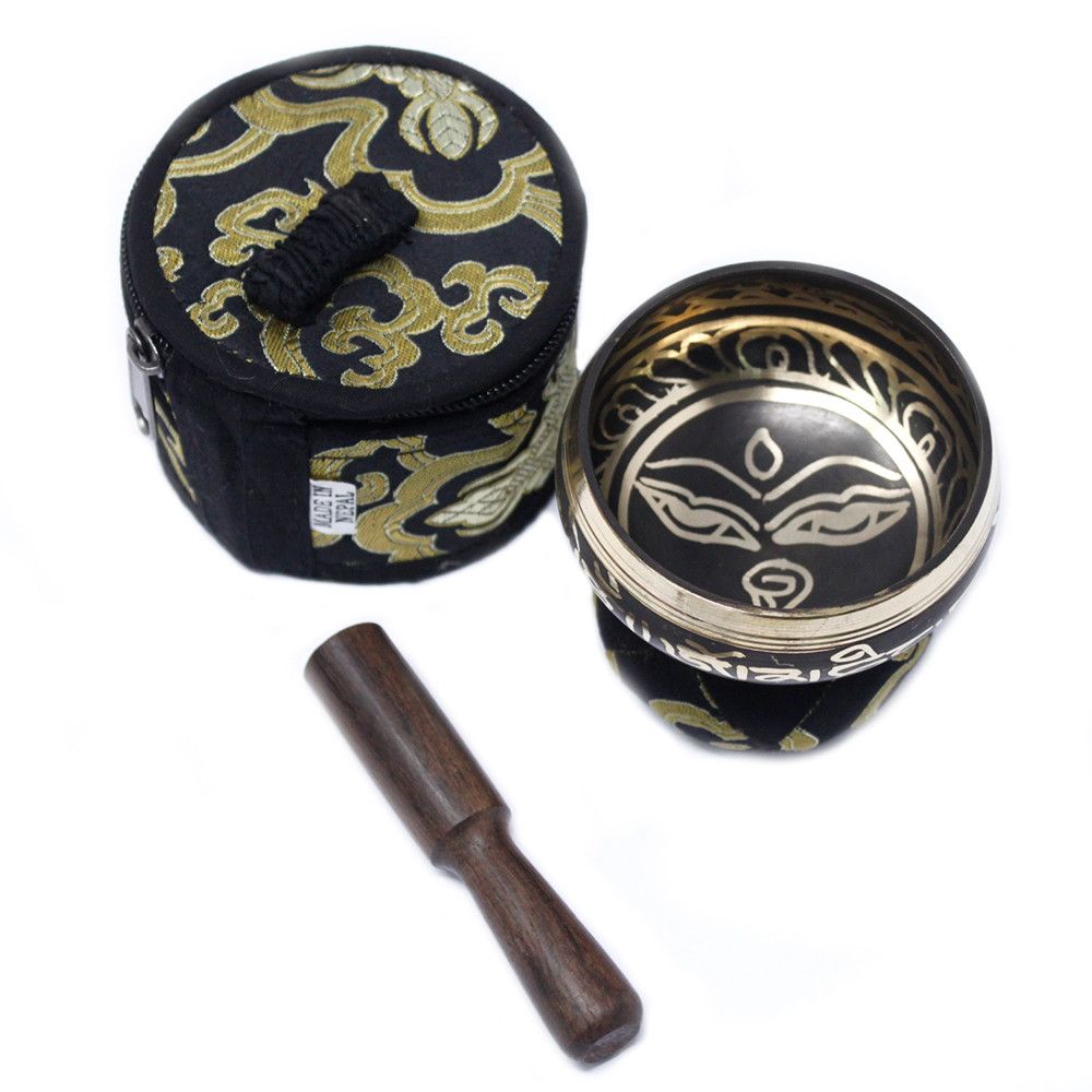 Mini Singing Bowl Gift Set - Black product image 4
