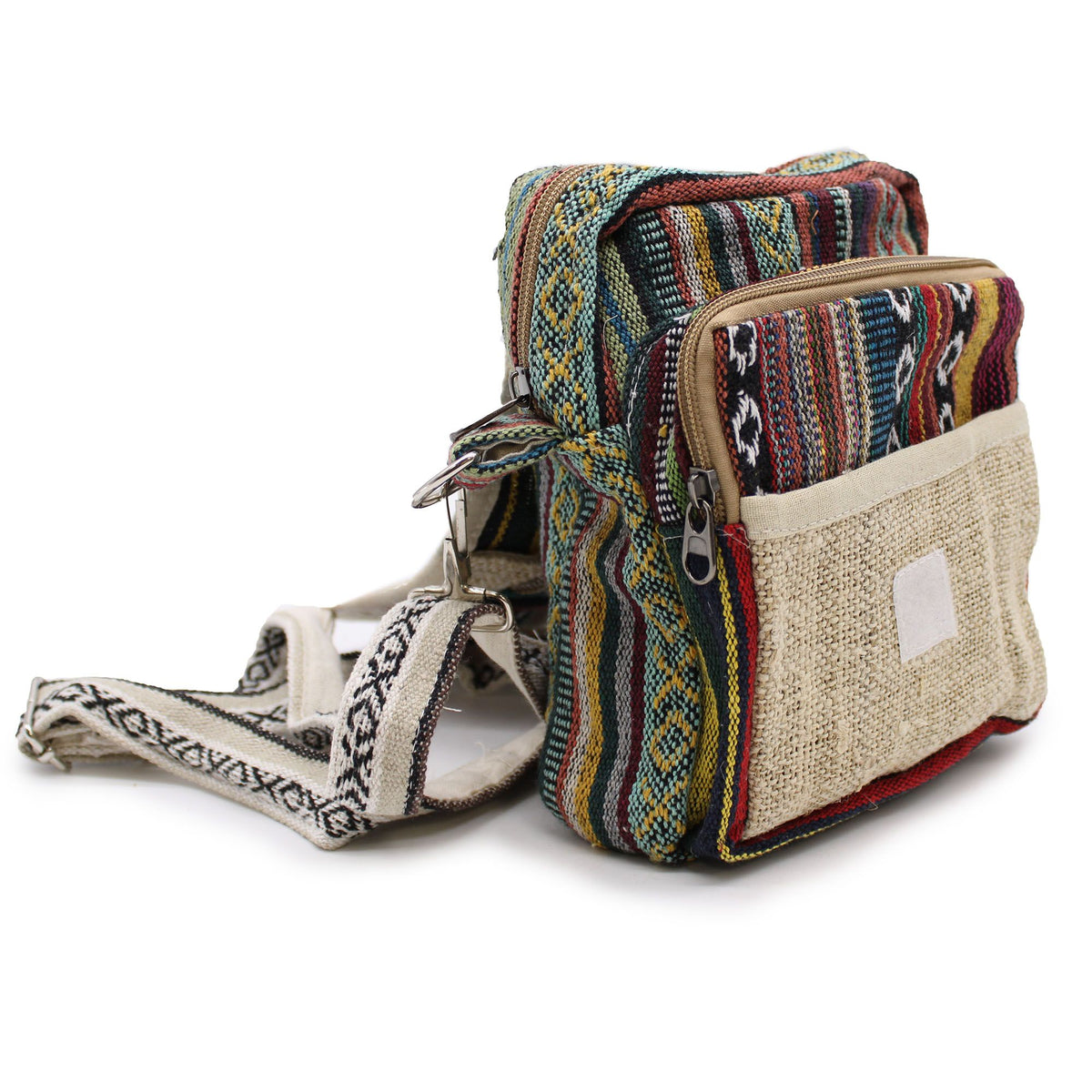 Body-Cross Natural Hemp & Jhari Travel Bag - product image 2