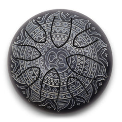 Hapi Drum Om Mandala Engraved - 16cm product image 2