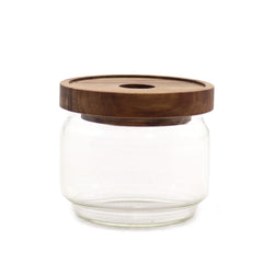 Cottage Bamboo Glass Jar - 7cm product image 2