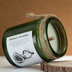 Greenman Woodwick Soy Candle - Fig & Cassis product image 3