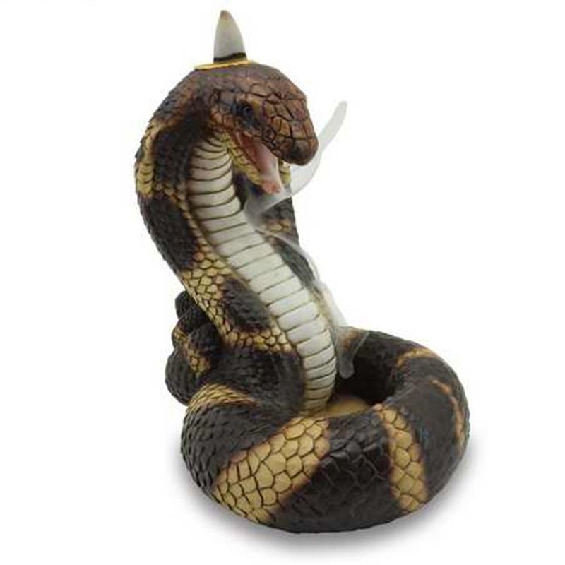 Coiled Cobra Snake Backflow Incense Burner product image