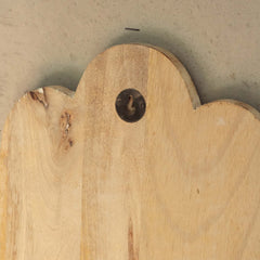 Mango Wood Hamsa Wall Plaque - Whitewash product image