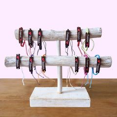 Handmade Friendship Bracelets - Friends Coconut Print (asst) product image 5