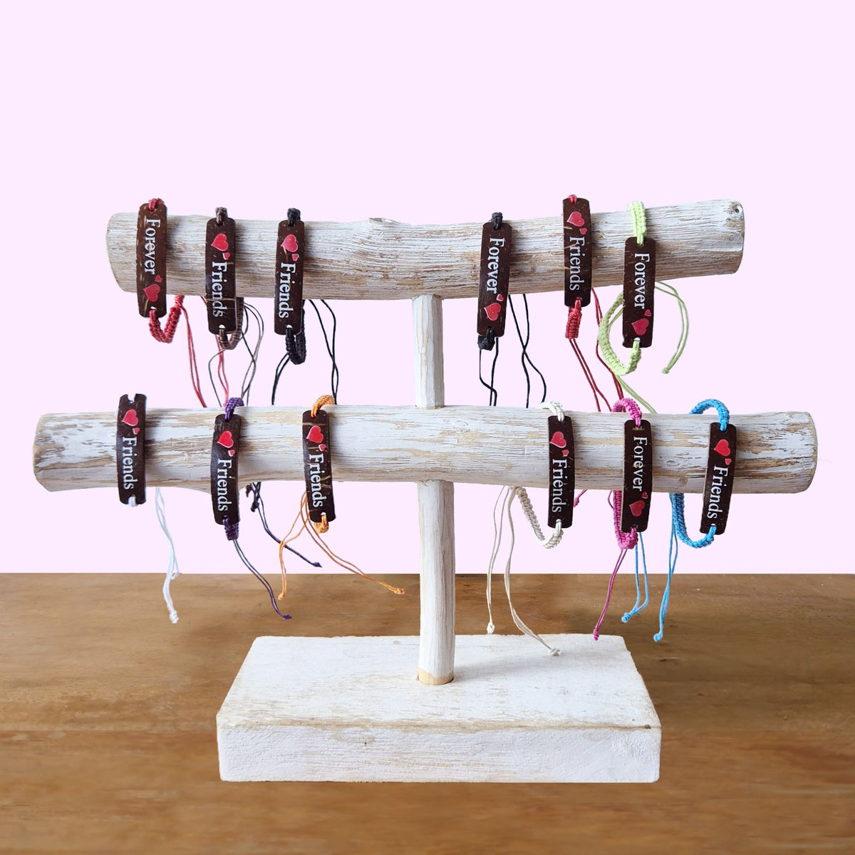Handmade Friendship Bracelets - Friends Coconut Print (asst) product image 5
