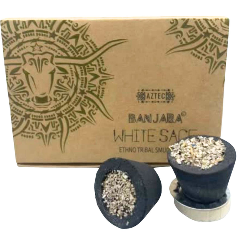 Banjara Smudge Cups - White Sage product image