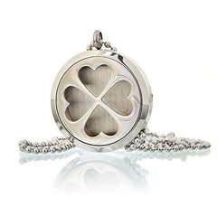 Aromatherapy Diffuser Necklace - Four Leaf Clover 30mm product image 2