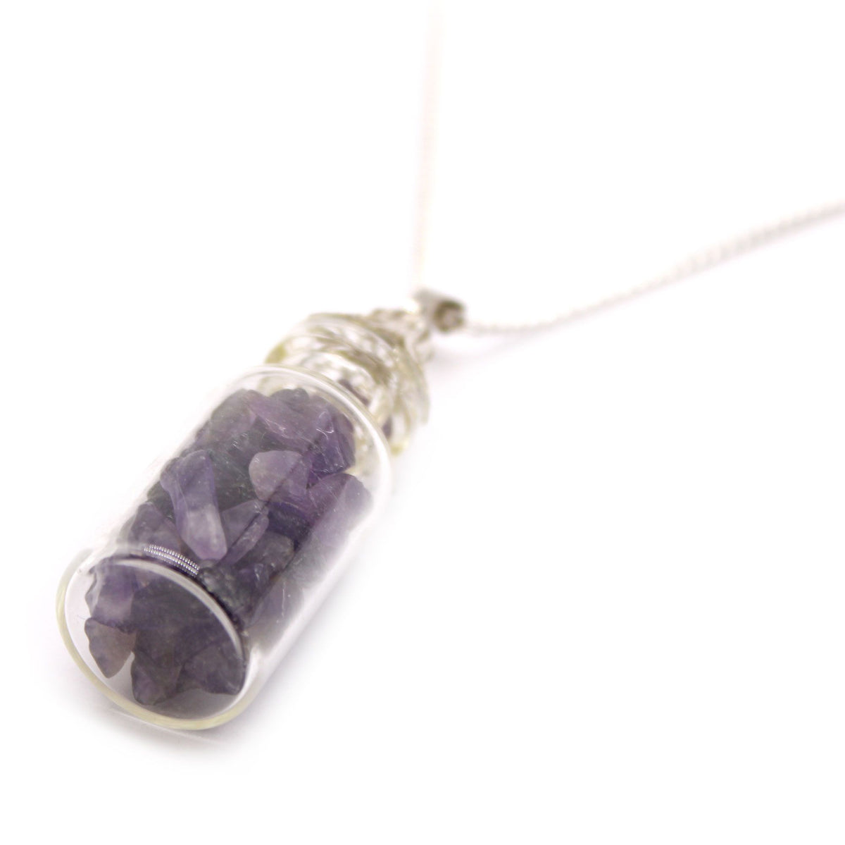 Bottled Gemstones Necklace - Amethyst product image 2