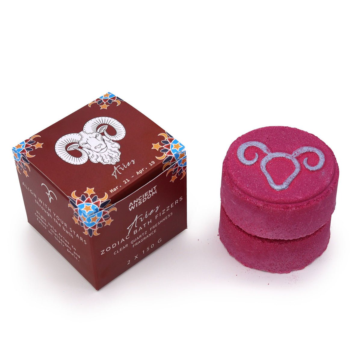 Set of Zodiac Bath Fizzers with Horoscope - Aries product image 5
