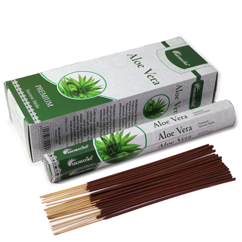 Aromatika Charcoal Free Hex Incense - Aloe Vera product image