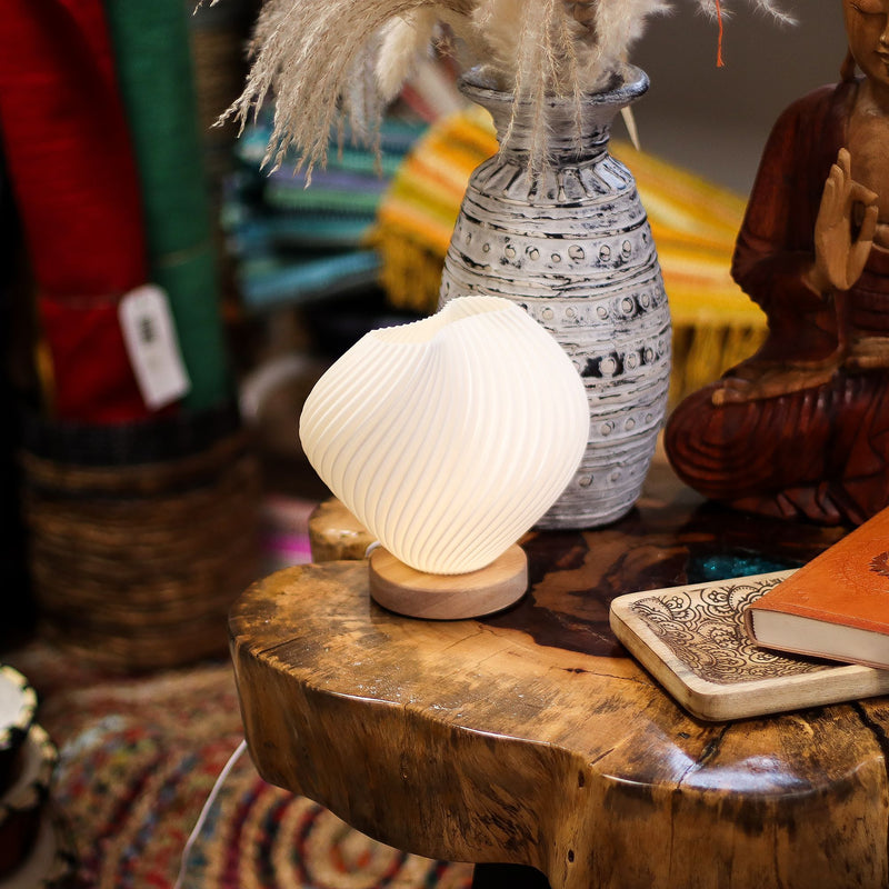 New Wave Lamp - USB - 3 settings - Shell Twisted product image