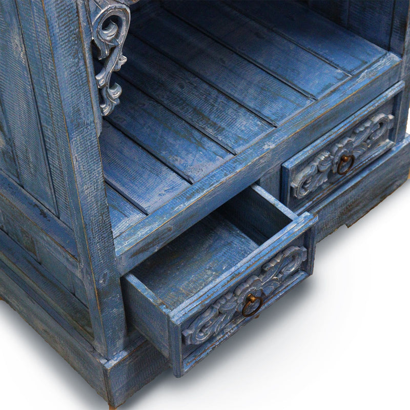 Albasia Bathroom Cabinet - Bluewash product image