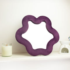 Soft Squiggly Mirror – Star – Mauve (33x31x2.3cm) product image 2
