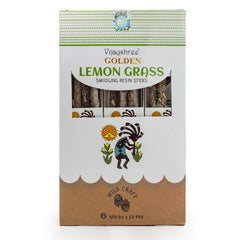 Golden Lemon Grass Smudging Resin Sticks - 30g product image 2
