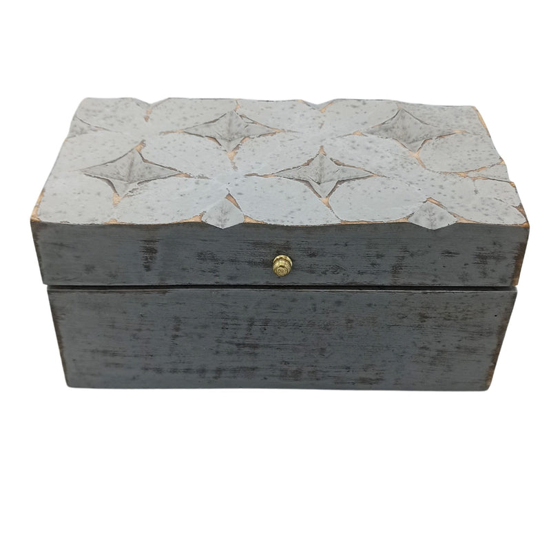 Vintage Deco - Multi Purpose Box - 22x12x10cm - Grey Star product image
