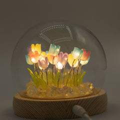 Floral Glow Garden Dome - 20 Multi Tulips - LED USB product image 7