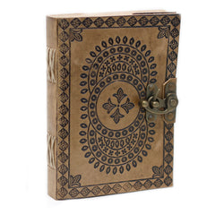 Leather Blue Mandala Notebook (7x5") product image