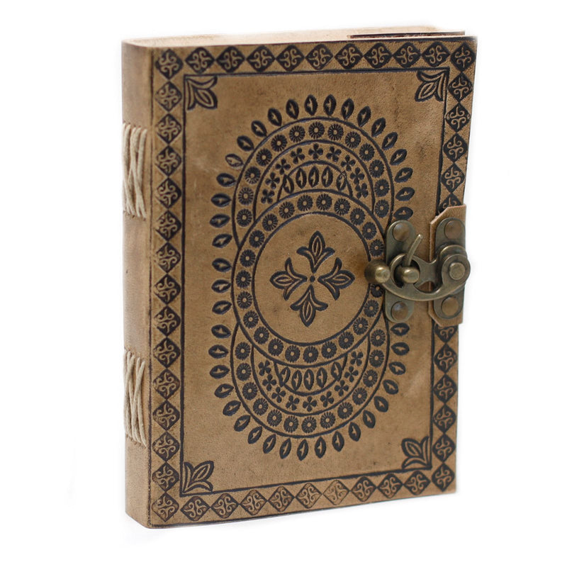 Leather Blue Mandala Notebook (7x5") product image