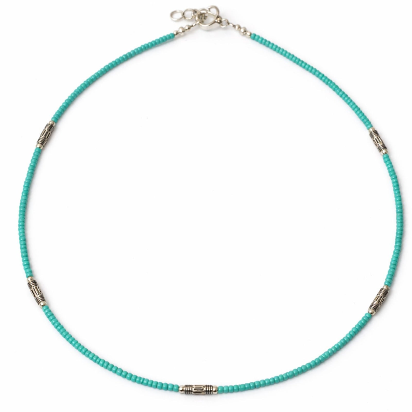 Nepalese Extra Fine Gem Necklace - Turquoise & Teardrop product image