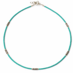 Nepalese Extra Fine Gem Necklace - Turquoise & Teardrop product image