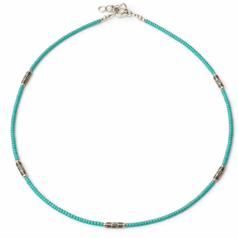 Nepalese Extra Fine Gem Necklace - Turquoise & Teardrop product image