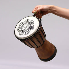 Chakra Wide Top Djembe Drum - 17cm product image 5