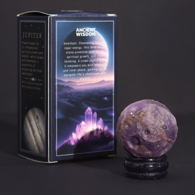 Ametyst Planet on a Sola Goldstone Stand (JUPITER) product image