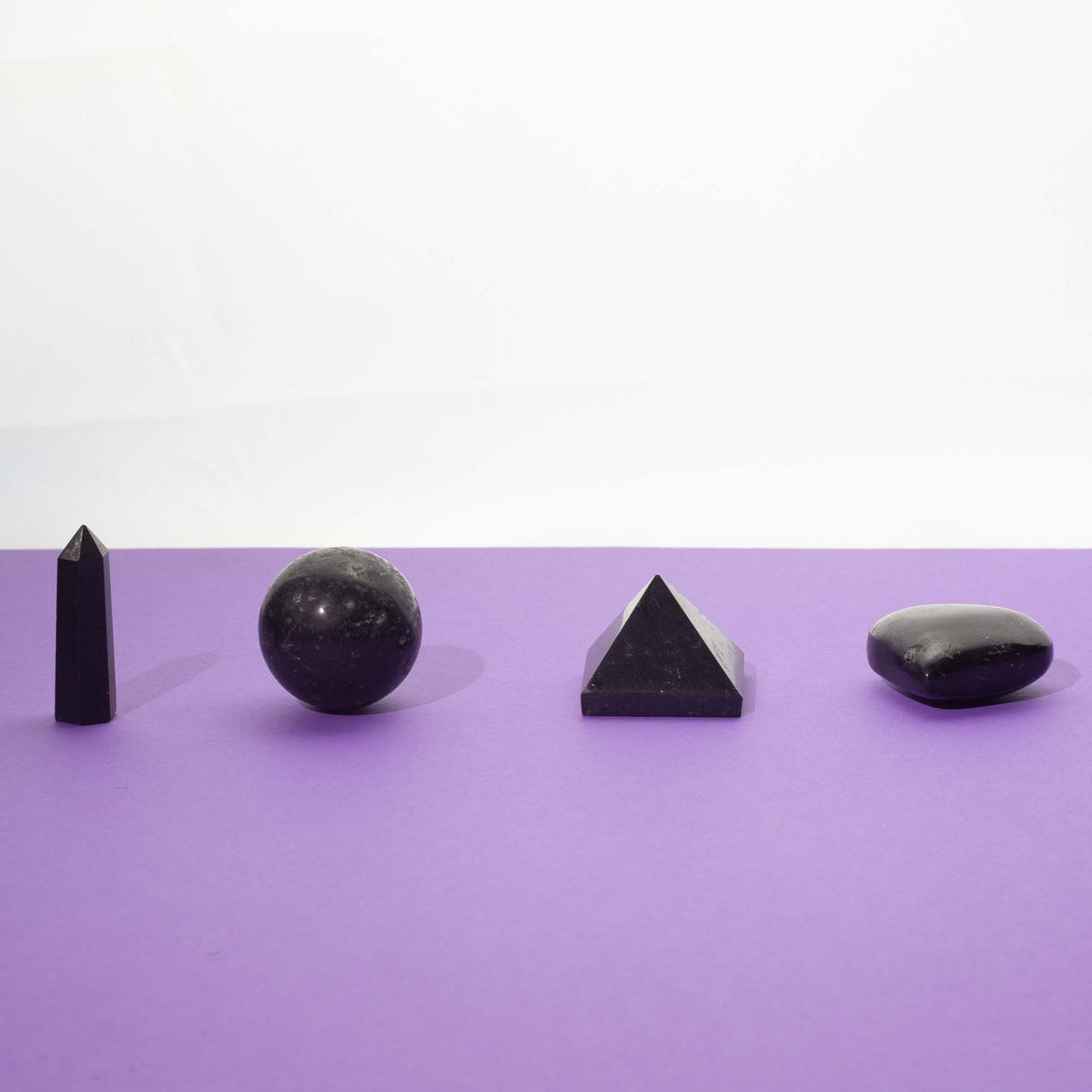 Four Gemstone Shapes - Black Tourmaline product image 2