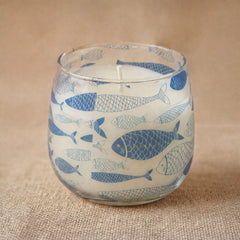 Medium Glass Jar Candles - Seabreeze