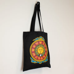 Iconic Classic Tote Bag - Zodiac Sun - Black 6oz product image