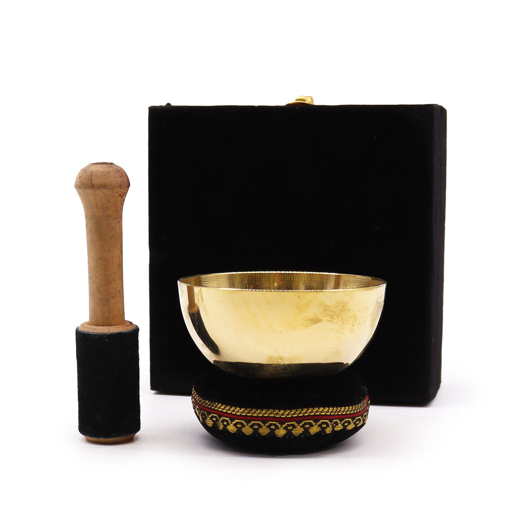 Brass Singing Bowl Gift Set - 9cm product image