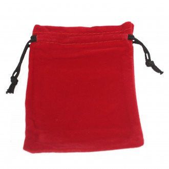 Quality Velvet Pouch - Red 10x12cm product image