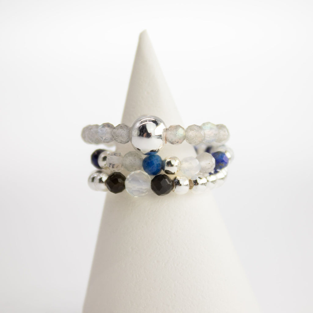 Nymph Spirit Gemstone Ring Set - Northern Lights product image 2