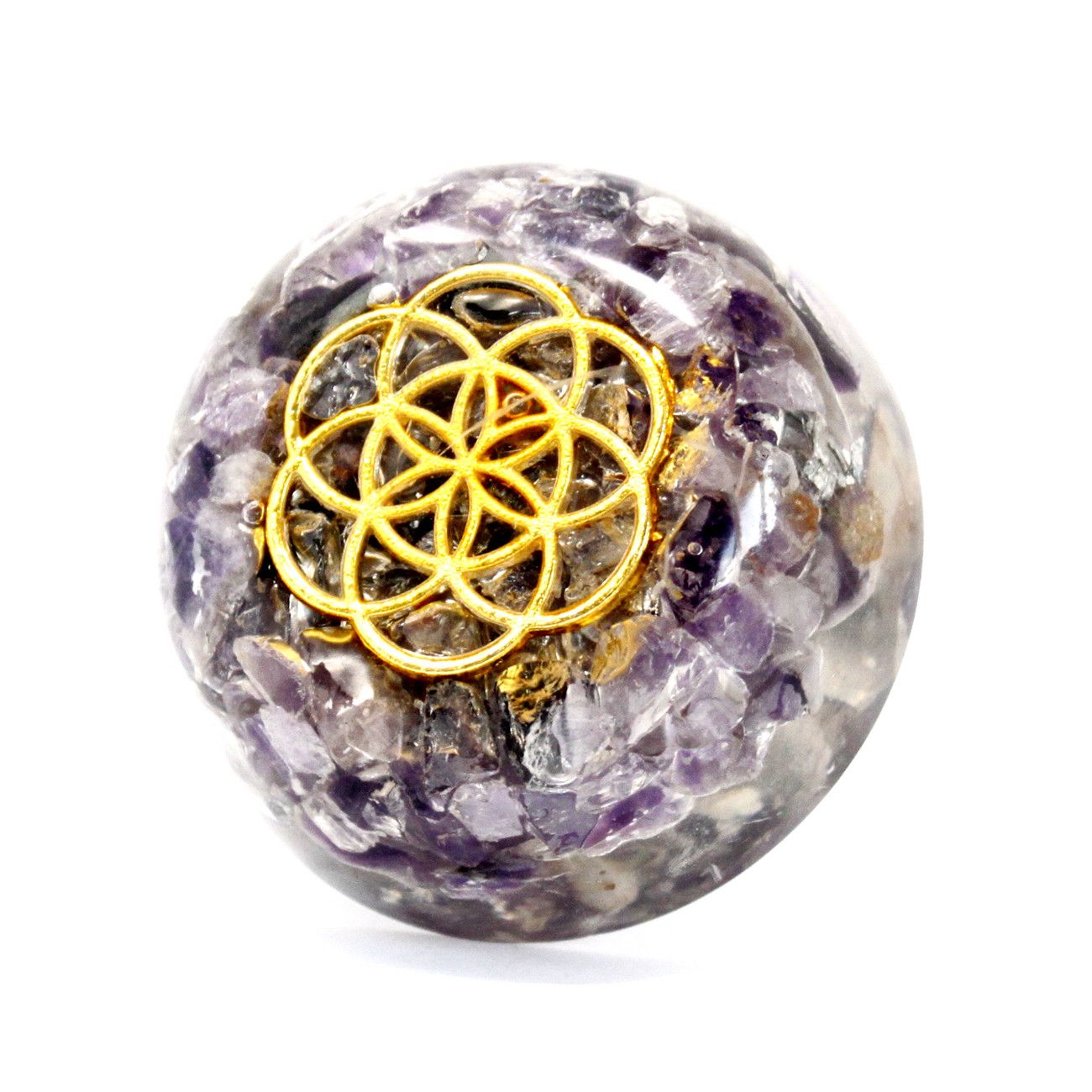 Orgonite Desk Power Packs - Amethyst Dome product image