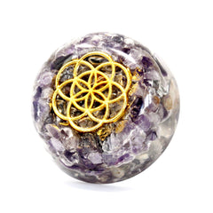 Orgonite Desk Power Packs - Amethyst Dome product image