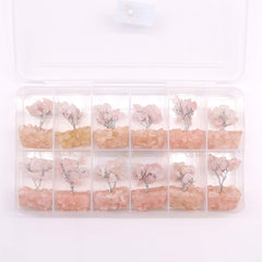 Mini Gemstone Tree On Orgonite Base - Rose Quartz (15 stones) product image 6