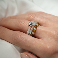 Nymph Spirit Gemstone Ring Set - Sea Sunset product image 4