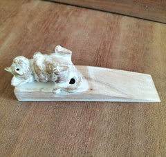 Hand carved Doorstop - Kitten product image 2