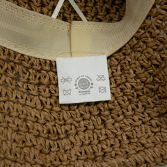 Nomad Sari Floppy Straw Sun Hat - Coffee & Daisies product image 6