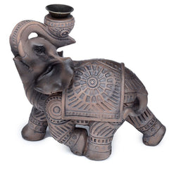 Wood Effect Elephant Backflow Incense Burner product image 2