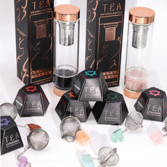 Raw Crystal Gemstone Tea Strainer - Red Jasper product image 8