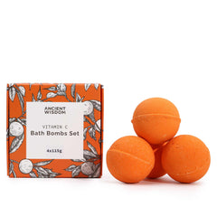 Set of 4 Vitamin C Bath Bombs – Aromatherapy Quartet product image 4