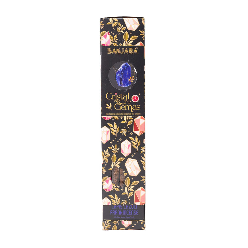 Banjara Cristal Gemas Incense Sticks - Lapis Lazuli Frankincense