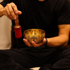 Pure Brass Etched Buddha - Set of 4 - Approx 3.85kg product image 13