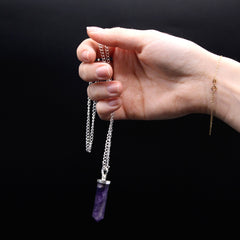 Gemstone Classic Point Pendant - Black Agate product image 6