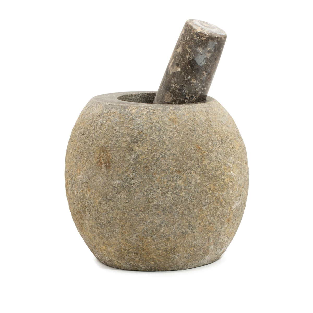 Natural Riverstone Decorative Pestle & Mortar- Large (aprox 15x12cm) product image 5